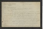 Nachlass Franz Steindachner, Brief von G. Elliot an Franz Steindachner (09.11.1900), Inv.Nr. 126.01, Seite 1